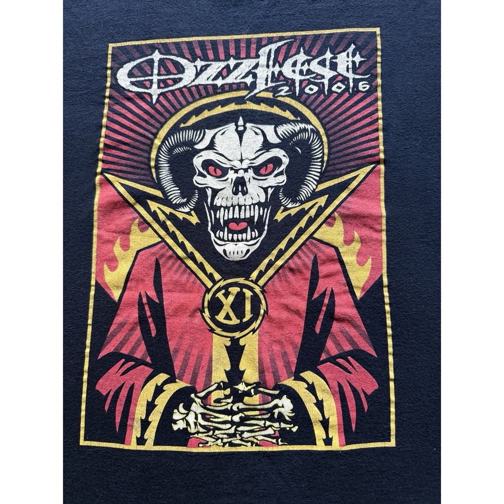 Vintage 2006 Ozzfest Ozzy Osbourne Concert Tour Shirt - Size L